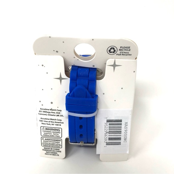 Nasa Logo Watch Kids Analogue Wristwatch Metal Spinner New - Picture 2 of 5